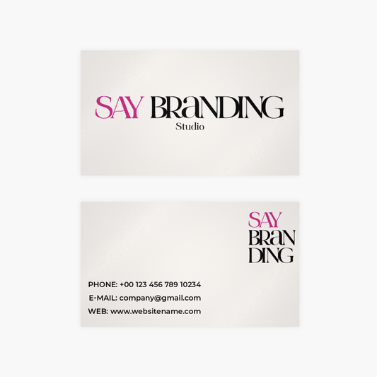 Glossy Business Cards